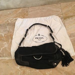 Prada nylon shoulder bag